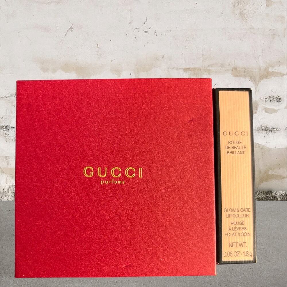 Gucci Bundle - Lipstick in 25 Goldie Red & Monogram Mirror NEW - Picture 3 of 4